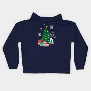 Speed Racer Around The Christmas Tree Kids Hoodie